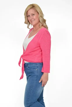 Orientique Alice Cotton Knit Wrap in- Cotton Tops | Cardigans & Jumpers