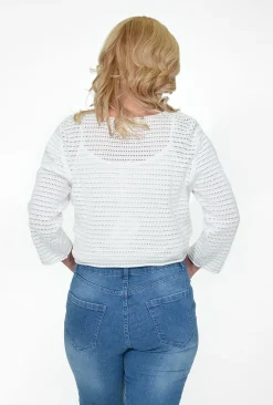 Orientique Alice Cotton Knit Wrap in- Cotton Tops | Knitwear Tops