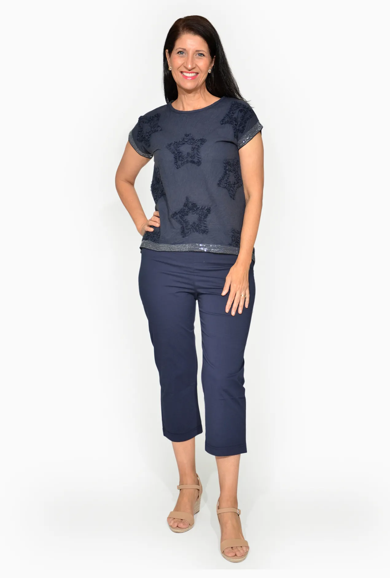 Orientique Amanda Organic Cotton Crew T-Shirt in- Organic Cotton Clothing