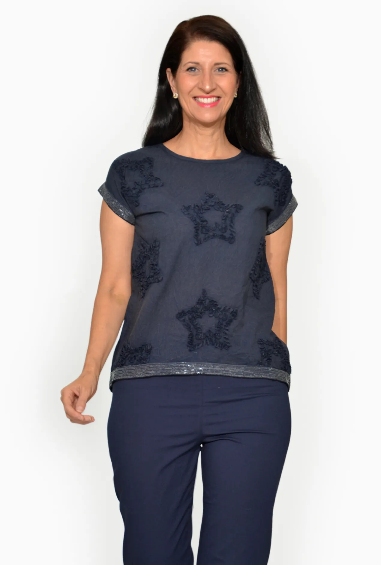 Orientique Amanda Organic Cotton Crew T-Shirt in- Organic Cotton Clothing