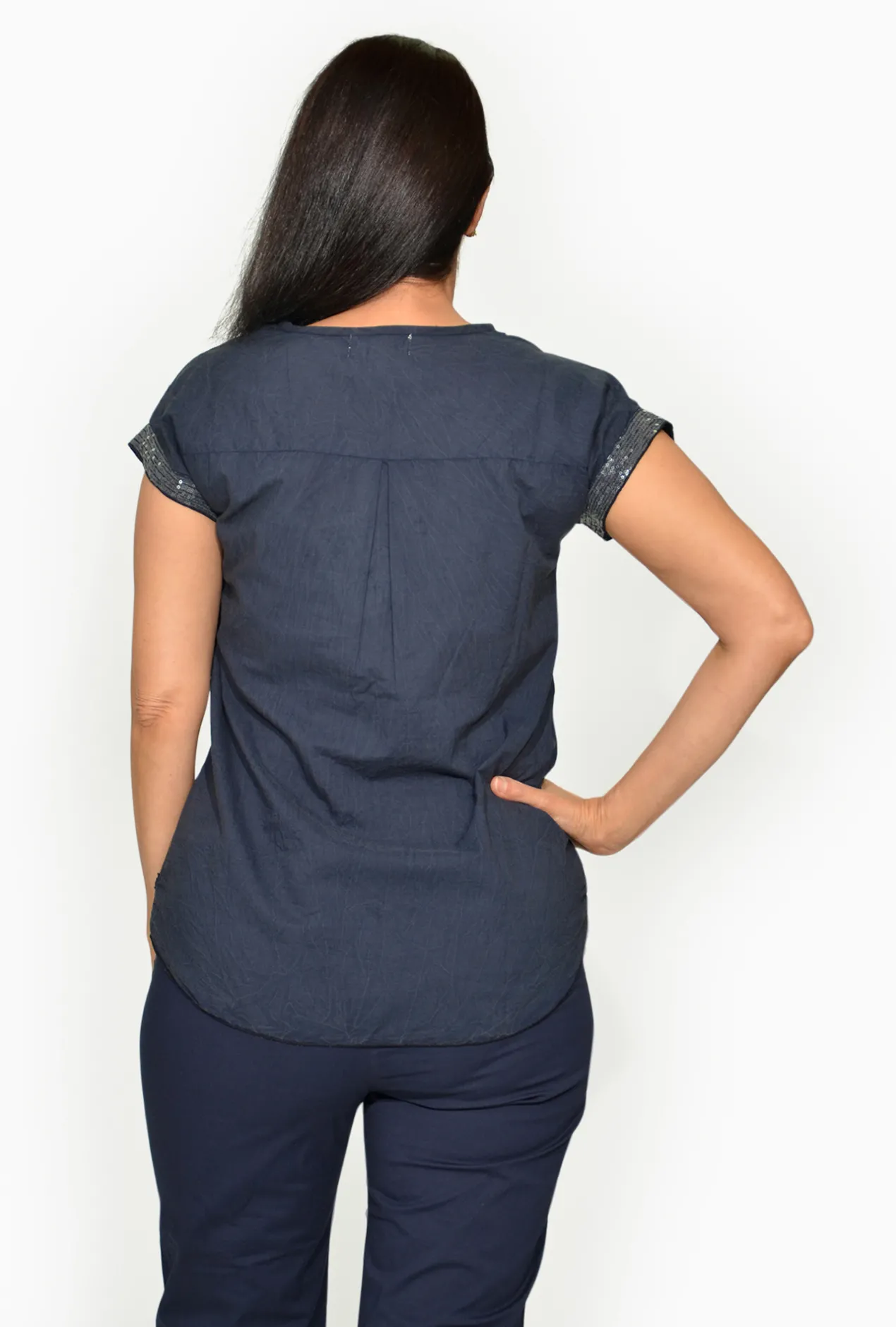 Orientique Amanda Organic Cotton Crew T-Shirt in- Organic Cotton Clothing