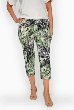 Orientique Angela Cotton 3/4 Capri Pants in-Women Womens Pants