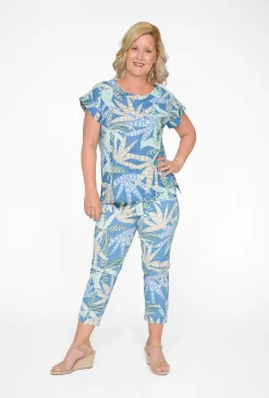 Orientique Angela Cotton 3/4 Capri Pants in-Women Womens Pants