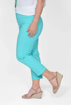 Orientique Angela Cotton 3/4 Capri Pants in-Women Cotton Pants | Womens Pants