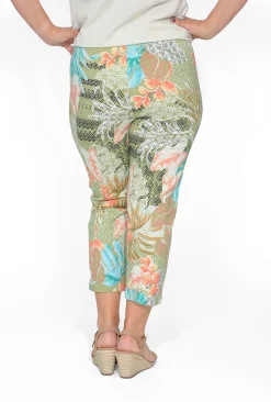 Orientique Angela Cotton 3/4 Capri Pants in-Women Womens Pants