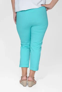 Orientique Angela Cotton 3/4 Capri Pants in-Women Cotton Pants | Womens Pants