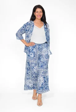 One Summer Avril Rayon Shirt & Pant Set in-Women Womens Pants | Short Sleeve Tops