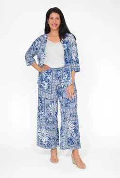 One Summer Avril Rayon Shirt & Pant Set in-Women Womens Pants | Short Sleeve Tops