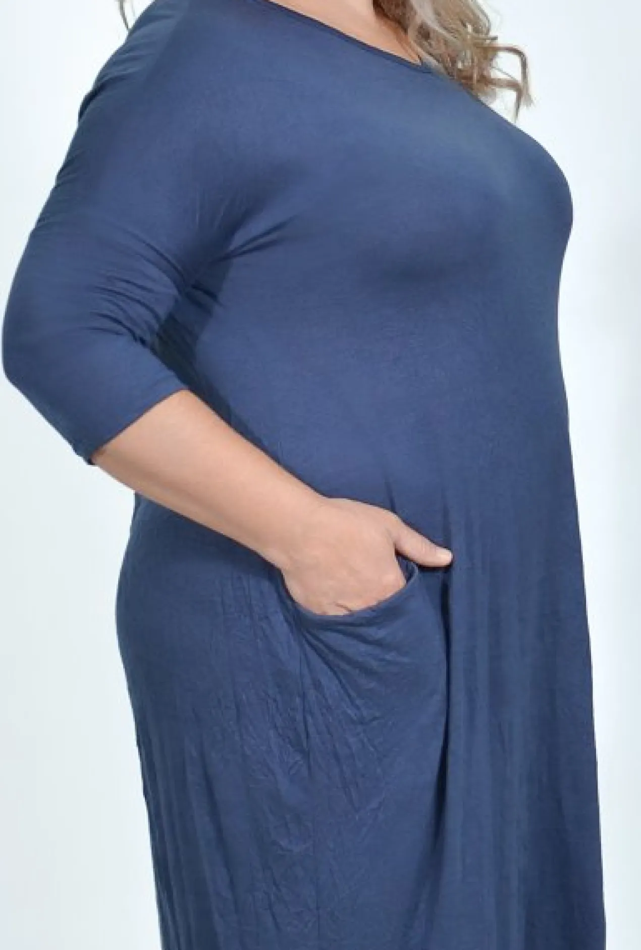 Cotton Village Betty Elbow Sleeve Midi Dress in- Cotton Dresses | Midi Dresses