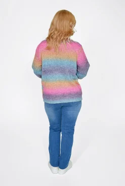 Willow Tree Britannia Ombre Rainbow Jumper- Cardigans & Jumpers | Knitwear Tops
