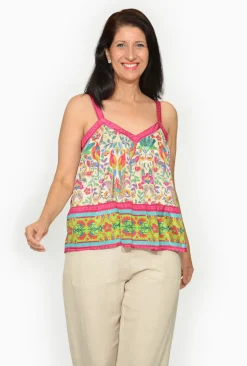 Escape Camila Rayon Cami in Pink Paradise- Cami Slips