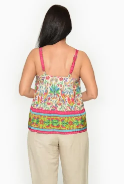 Escape Camila Rayon Cami in Pink Paradise- Cami Slips