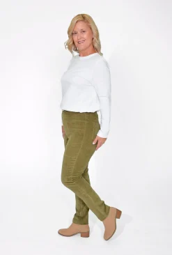 Orientique Frankie Ankle Length Slim Pants in-Women Cotton Pants | Womens Pants