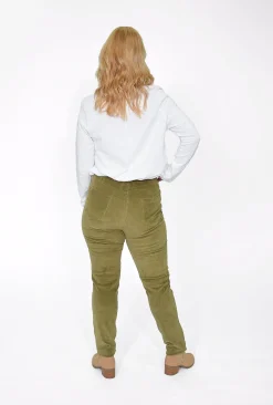 Orientique Frankie Ankle Length Slim Pants in-Women Cotton Pants | Womens Pants