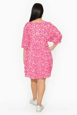 One Summer Genevieve Cotton Boho Dress in- Long Sleeved Dresses | Cotton Dresses