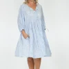 One Summer Genevieve Cotton Dress in- Knee Length Dresses | Cotton Dresses