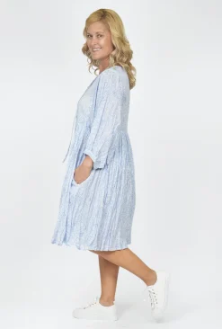 One Summer Genevieve Cotton Dress in- Knee Length Dresses | Cotton Dresses