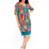 One Summer Julia Cotton Boho Tunic Dress in- Short Sleeved Dresses | Cotton Dresses