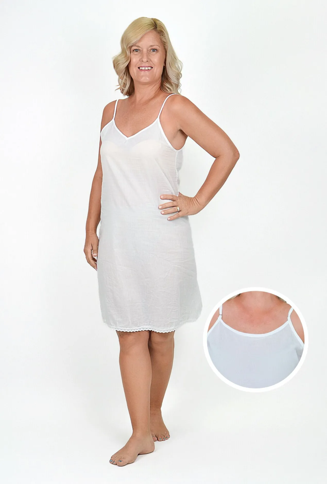Orientique Long Slip In- Slip Dresses | Cotton Dresses
