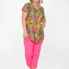 One Summer Maggie Crinkle Cotton T-Shirt in- Cotton Tops | Short Sleeve Tops