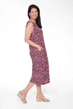 Orientique Martha Crinkle Cotton Bubble Dress in- Sleeveless Dresses