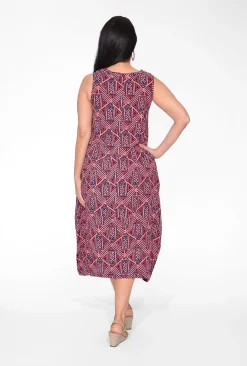 Orientique Martha Crinkle Cotton Bubble Dress in- Sleeveless Dresses