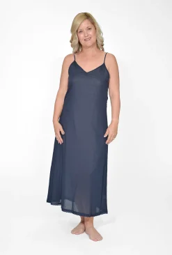 Orientique Maxi Cotton Dress Slip in- Slip Dresses
