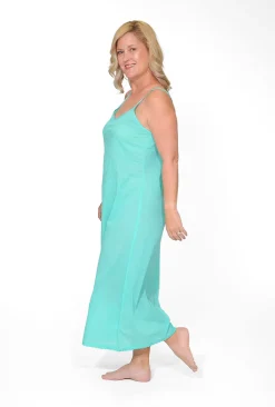 Orientique Maxi Cotton Dress Slip in- Slip Dresses