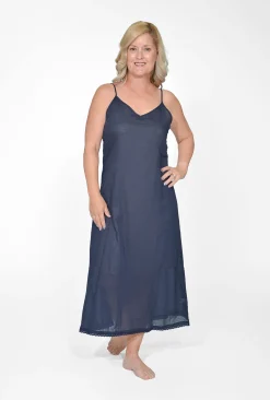 Orientique Maxi Cotton Dress Slip in- Slip Dresses