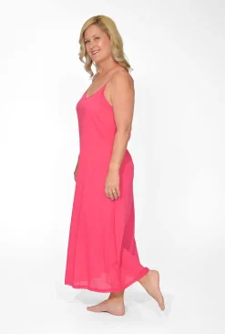 Orientique Maxi Cotton Dress Slip in- Slip Dresses