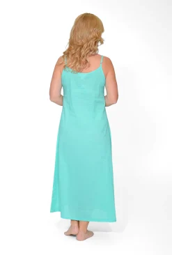 Orientique Maxi Cotton Dress Slip in- Slip Dresses