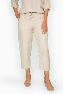 Escape Mel Linen Rayon Blend Pant in-Women Womens Pants