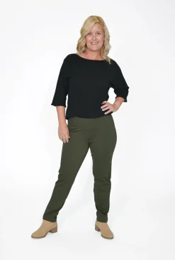 Orientique Petra Slim Ponty Pant in-Women Womens Pants