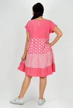 One Summer Rachel Short Sleeve Smock Dress in- Above Knee Dresses | Knee Length Dresses