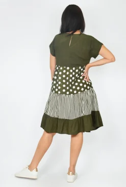 One Summer Rachel Short Sleeve Smock Dress in- Knee Length Dresses | Cotton Dresses