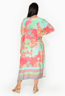 Escape Rihanna Rayon Kaftan in- Short Sleeved Dresses | Long Dresses