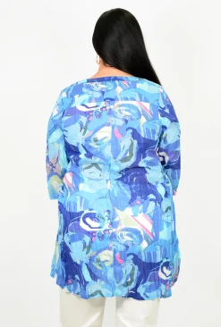 One Summer Rosa 3/4 Sleeve Tunic in- Cotton Tops | 3/4 Sleeve Tops