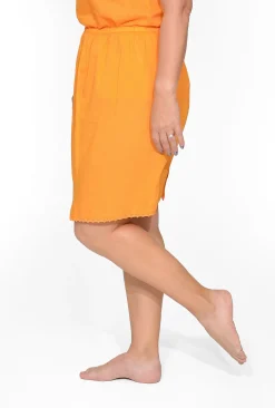 Orientique Short Cotton Skirt Slip in- Slip Skirts