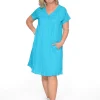 One Summer Tessa Cotton Short Sleeve Dress in- Short Sleeved Dresses | Cotton Dresses